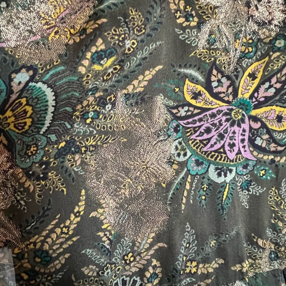 Etro silk first line elegant dress with slip dress with floral details - Picture 5 of 7